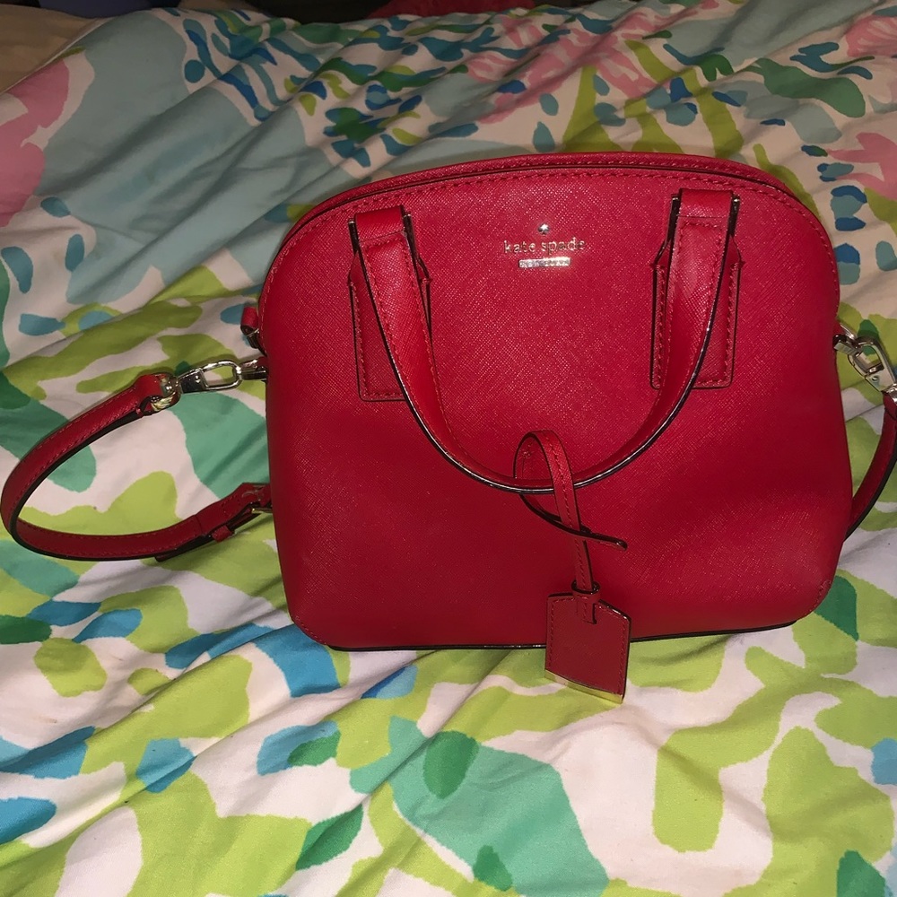 Red Kate Spade crossbody